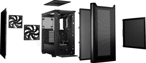 Photo de Boitier Moyen Tour ATX be quiet! Pure Base 501 AirFlow (Noir)