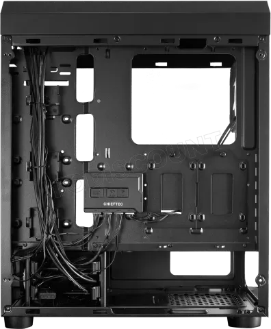 Photo de Boitier Moyen Tour ATX Chieftec Scorpion 4 RGB avec panneau vitré (Noir)