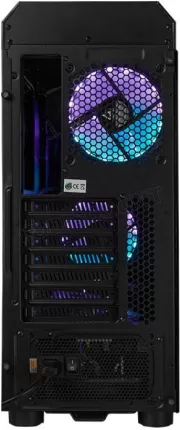 Photo de Boitier Moyen Tour ATX Chieftec Scorpion 4 RGB avec panneau vitré (Noir)
