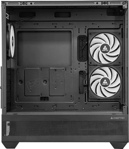 Photo de Boitier Moyen Tour ATX Chieftec Vista GT-01B-OP RGB avec panneau vitré (Noir)