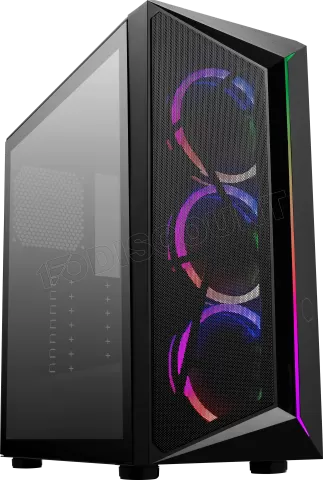 Photo de Boitier Moyen Tour ATX Cooler Master CMP 510 RGB avec panneau vitré (Noir)