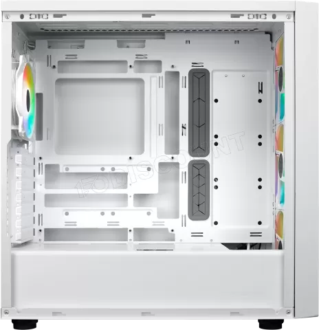 Photo de Boitier Moyen Tour ATX Cooler Master MasterBox 600 RGB avec panneau vitré (Blanc)