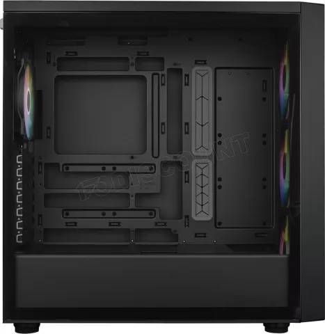 Photo de Boitier Moyen Tour ATX Cooler Master MasterBox 600 RGB avec panneau vitré (Noir)