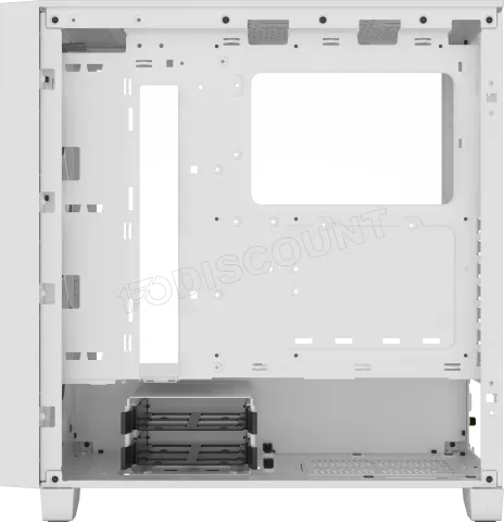 Photo de Boitier Moyen Tour ATX Corsair 3000D Airflow RGB avec panneaux vitrés (Blanc)