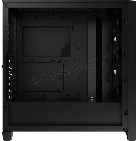 Photo de Boitier Moyen Tour ATX Corsair iCue 4000X RGB avec panneaux vitrés (Noir)