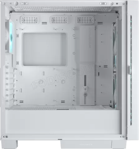 Photo de Boitier Moyen Tour ATX Cougar Airface ECO RGB avec panneau vitré (Blanc)