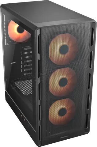 Photo de Boitier Moyen Tour ATX Cougar AirFace Pure Pro RGB avec panneaux vitrés (Noir)