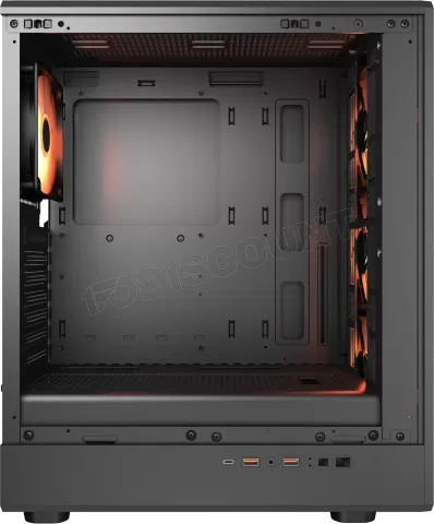 Photo de Boitier Moyen Tour ATX Cougar AirFace Pure Pro RGB avec panneaux vitrés (Noir)