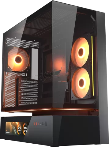 Photo de Boitier Moyen Tour ATX Cougar CFV235 Vision RGB avec panneaux vitrés (Noir)