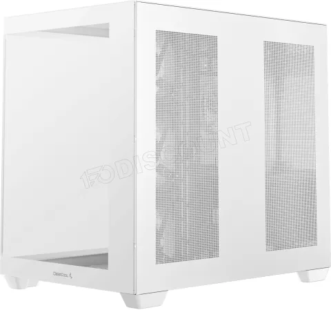 Photo de Boitier Moyen Tour ATX DeepCool CG530 4F avec panneaux vitrés (Blanc)
