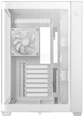 Photo de Boitier Moyen Tour ATX DeepCool CG530U 4F RGB avec panneaux vitrés (Blanc)