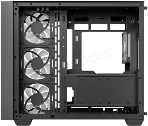 Photo de Boitier Moyen Tour ATX DeepCool CG530U 4F RGB avec panneaux vitrés (Noir)