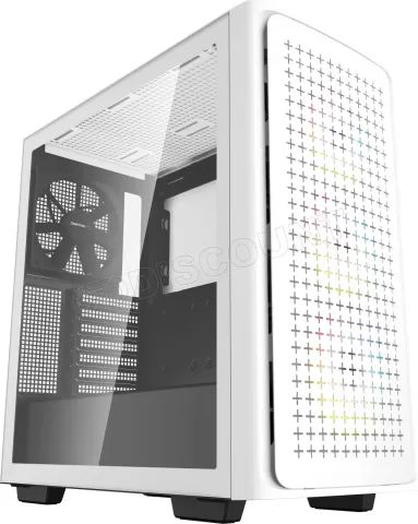 Photo de Boitier Moyen Tour ATX DeepCool CK560 RGB avec panneau vitré (Blanc)