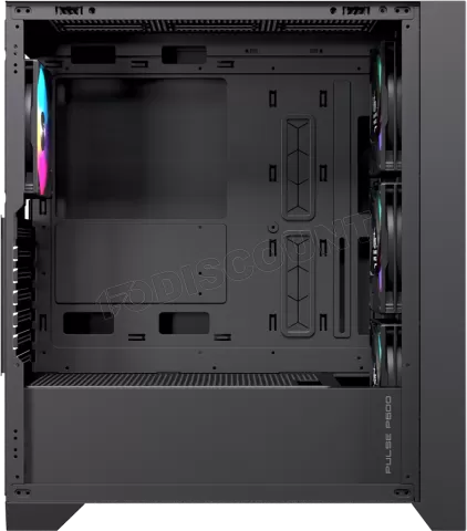 Photo de Boitier Moyen Tour ATX Einarex P600 RGB avec panneau vitré (Noir)