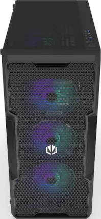 Photo de Boitier Moyen Tour ATX Endorfy Regnum 400 RGB avec panneau vitré (Noir)