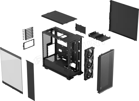 Photo de Boitier Moyen Tour ATX Fractal Design Epoch RGB avec panneau vitré (Noir)