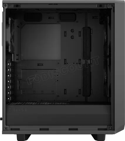 Photo de Boitier Moyen Tour ATX Fractal Design Meshify 2 Compact avec panneau vitré (Gris)