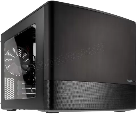 Photo de Boitier Moyen Tour ATX Fractal Design Node 804 avec fenêtre (Noir)