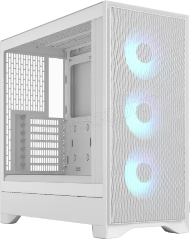 Photo de Boitier Moyen Tour ATX Fractal Design Pop 2 Air RGB avec panneau vitré (Blanc)