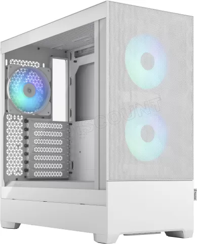 Photo de Boitier Moyen Tour ATX Fractal Design Pop Air RGB avec panneau vitré (Blanc)