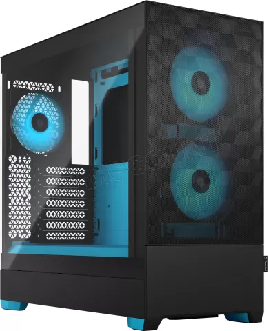 Photo de Boitier Moyen Tour ATX Fractal Design Pop Air RGB avec panneau vitré (Bleu)