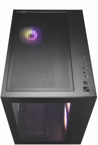 Photo de Boitier Moyen Tour ATX FSP CMT380 RGB avec panneaux vitrés (Noir)