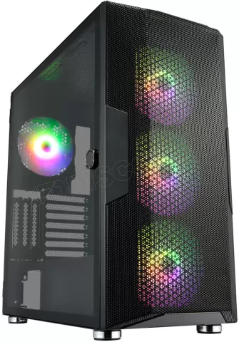 Photo de Boitier Moyen Tour ATX FSP CUT592 RGB avec panneau vitré (Noir)