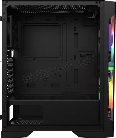 Photo de Boitier Moyen Tour ATX Gamdias Apollo E2 Elite RGB avec panneaux vitrés (Noir)