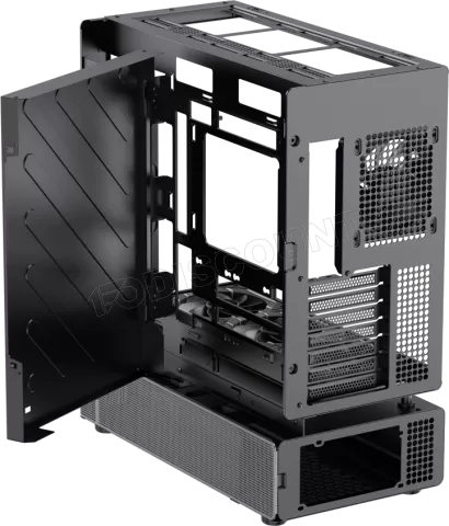 Photo de Boitier Moyen Tour ATX Gamemax N90 RGB avec panneaux vitrés (Noir)