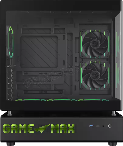 Photo de Boitier Moyen Tour ATX Gamemax N90 RGB avec panneaux vitrés (Noir)