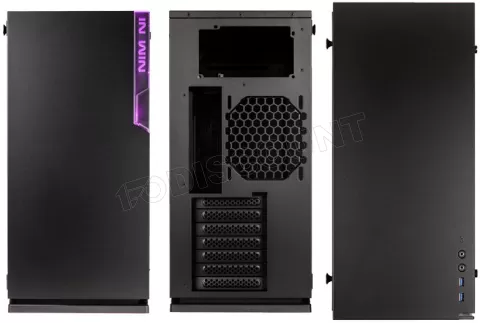 Photo de Boitier Moyen Tour ATX InWin 101C avec panneau vitré (Noir)