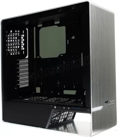 Photo de Boitier Moyen Tour ATX InWin 905 RGB avec panneau vitré (Argent)