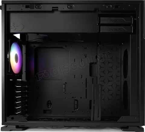 Photo de Boitier Moyen Tour ATX InWin N127 RGB avec panneau vitré (Noir)