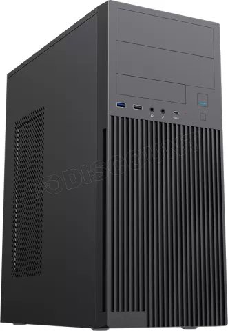 Photo de Boitier Moyen Tour ATX iTek Pilot Z27 Lite avec alimentation 500W (Noir)