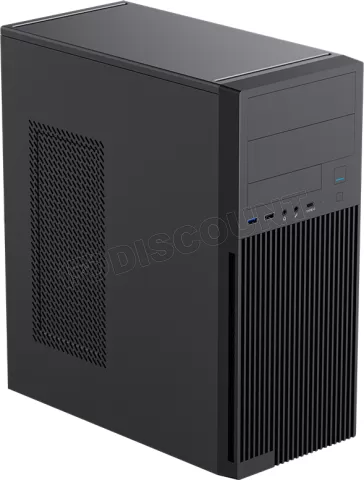 Photo de Boitier Moyen Tour ATX iTek Pilot Z27 Lite avec alimentation 500W (Noir)