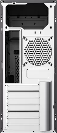Photo de Boitier Moyen Tour ATX iTek Pilot Z27 Lite avec alimentation 500W (Noir)