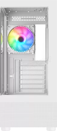 Photo de Boitier Moyen Tour ATX iTek Showbui 33 RGB avec panneaux vitrés (Blanc)