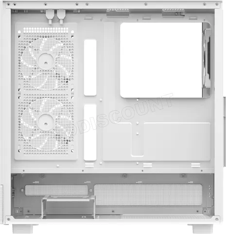 Photo de Boitier Moyen Tour ATX iTek Showbui 42 RGB avec panneaux vitrés (Blanc)