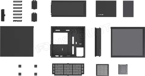 Photo de Boitier Moyen Tour ATX Jonsbo D41 avec panneau vitré (Noir)