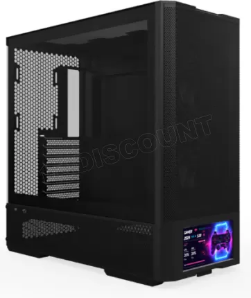 Photo de Boitier Moyen Tour ATX Lian-Li Lancool 207 Digital avec panneau vitré (Noir)