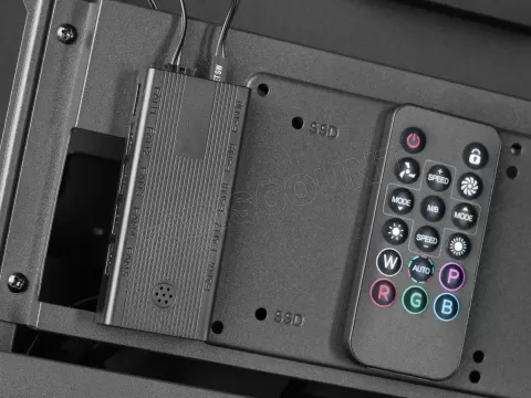 Photo de Boitier Moyen Tour ATX Mars Gaming MC-3GF RGB avec panneaux vitrés (Noir)
