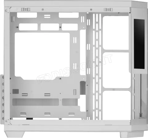 Photo de Boitier Moyen Tour ATX Mars Gaming MC-3T Core LCD avec panneaux vitrés (Blanc)