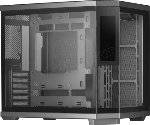 Photo de Boitier Moyen Tour ATX Mars Gaming MC-3T Core LCD avec panneaux vitrés (Noir)
