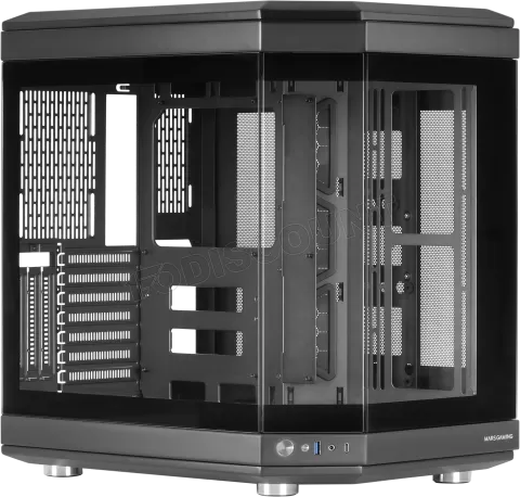 Photo de Boitier Moyen Tour ATX Mars Gaming MC-3T RGB avec panneaux vitrés (Noir)
