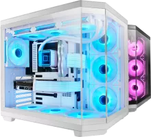 Photo de Boitier Moyen Tour ATX Mars Gaming MC-3TCore (Blanc)