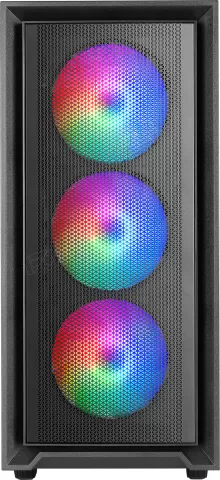 Photo de Boitier Moyen Tour ATX Mars Gaming MC-Air RGB avec panneau vitré (Noir)