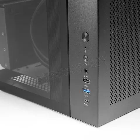 Photo de Boitier Moyen Tour ATX Mars Gaming MC-InfiniOLite avec panneaux vitrés (Noir)