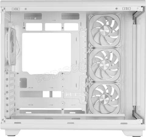 Photo de Boitier Moyen Tour ATX Mars Gaming MC-RevPro RGB avec panneaux vitrés (Blanc)