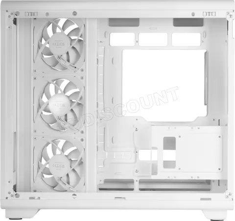Photo de Boitier Moyen Tour ATX Mars Gaming MC-RevPro RGB avec panneaux vitrés (Blanc)