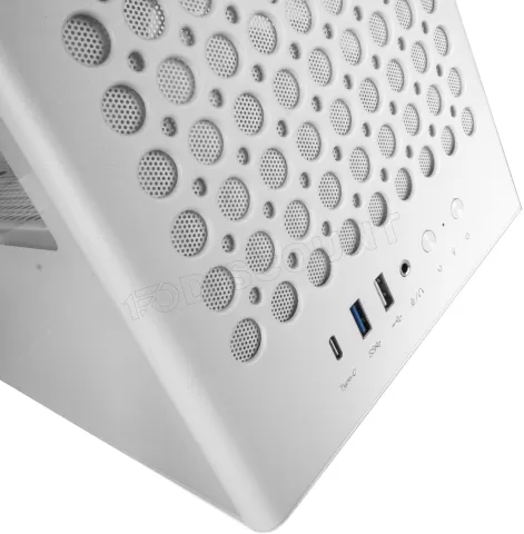 Photo de Boitier Moyen Tour ATX Mars Gaming MC-T800 avec panneau vitré (Blanc)